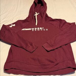Under Armour Burgundy Pullover Hoodie